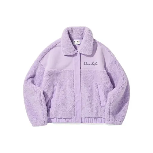 QIAODAN Вельвет Feel Куртка Женская Сияние Фиолетовый