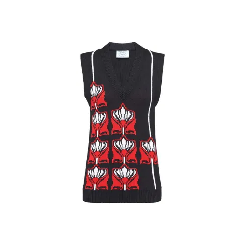 PRADA Черные Женские Жилеты