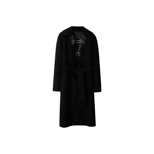 Burberry Черное Женское Пальто