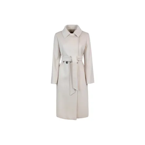 MaxMara Studio Пальто Женское Светло-Серое