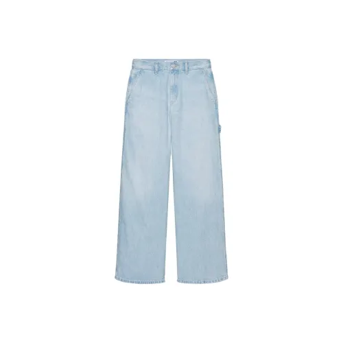 UNIQLO JW Anderson Co Branded SERIES Небесно-голубой Женские Повседневные брюки