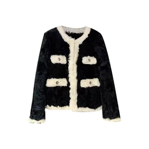 PAIN OR PLEASURE Укороченное пальто женское черное