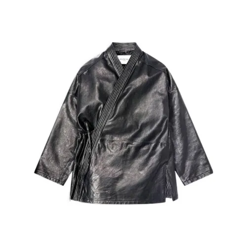 BALENCIAGA Черные Женские Кожаные Куртки