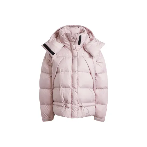 Adidas Розовые Женские Объёмные Куртки (Пуфы)