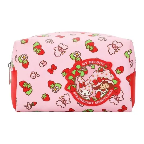 Sanrio Strawberry Shortcake Melodi Polyester Makeup Bag Women's Pink