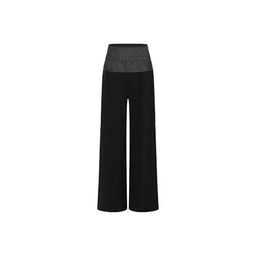 SWAYING KNIT Повседневные брюки Женские Черный