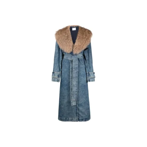 Blumarine Синий Женский Тренч