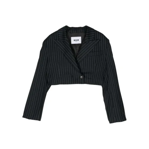 MSGM Морской синий Женские офисные костюмы
