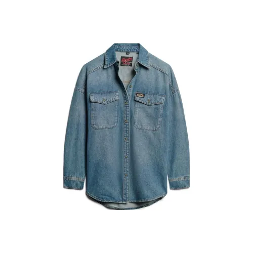 SUPERDRY Denim Jacket Women's Blue