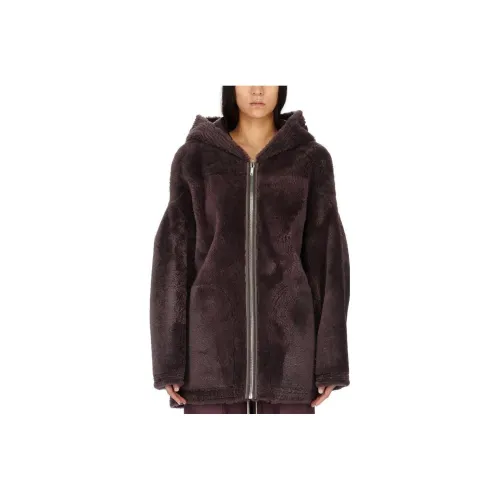 RICK OWENS совместный бренд RO Куртки Пальто Женские Коричневый