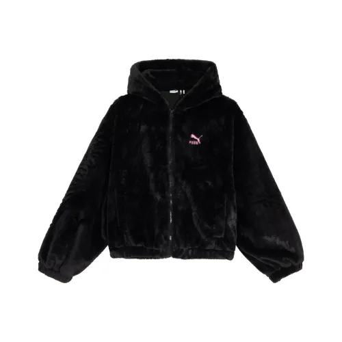 PUMA CLASSICS SLOUNGE Черные Женские Бархатные Куртки