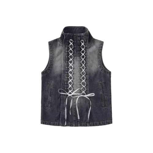 Crying Center Жилет Женские Черный