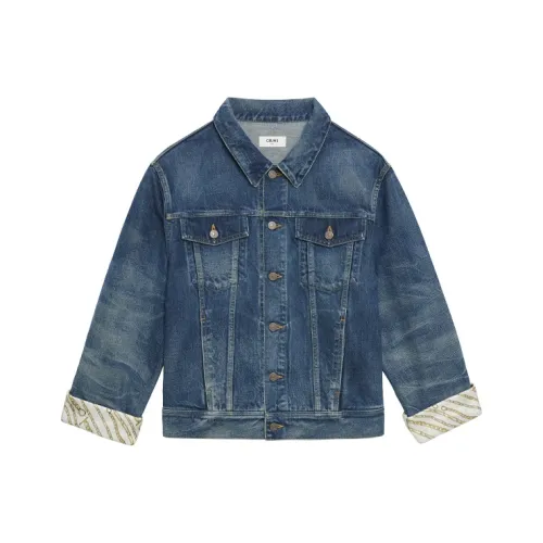 CELINE Синие Женские Джинсовые Куртки