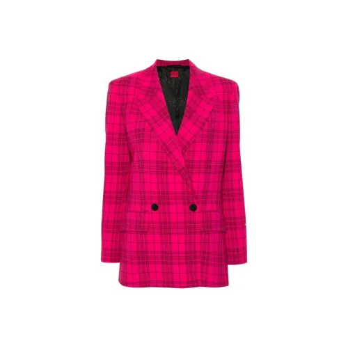Hugo Boss SS24 Бизнес Костюм Пальто Женское Фуксия