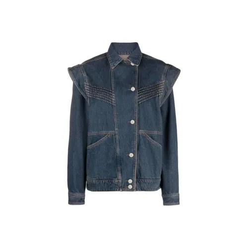 ISABEL MARANT Синие Женские Джинсовые Куртки