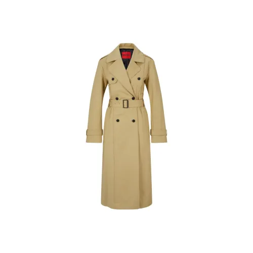 HUGO BOSS Светло-янтарный Женский Тренч