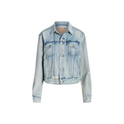 Polo Ralph Lauren Синие Женские Джинсовые Куртки