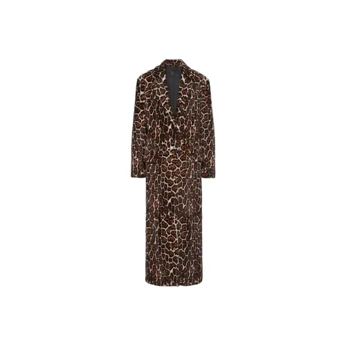 PRADA FW23 Кожа Куртка Женская Темно-Коричневая