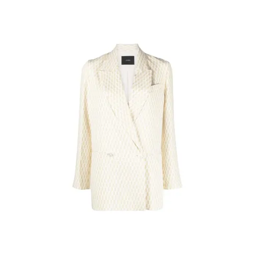 JOSEPH FW23 Бизнес-костюм Пальто Женское Розовый Воск Зеленый