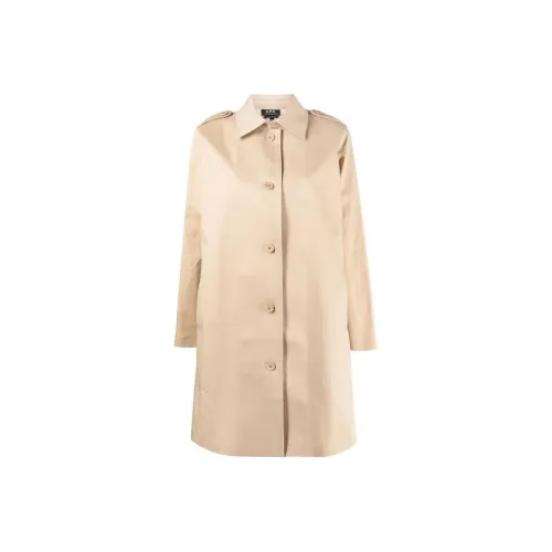 A.P.C Хаки Женский Тренч