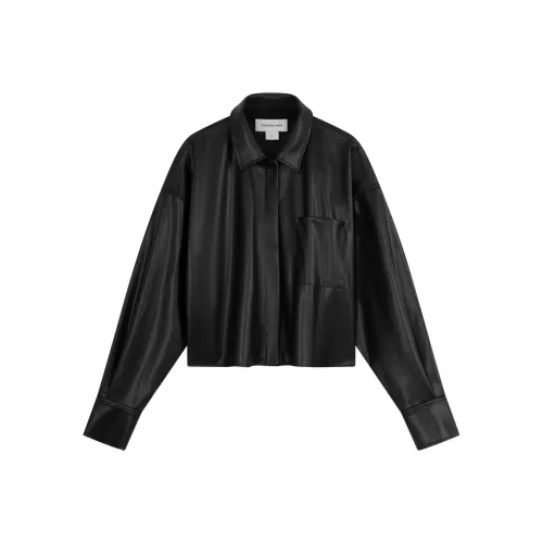 Calvin Klein SS25 BEH Космический черный Женское короткое пальто