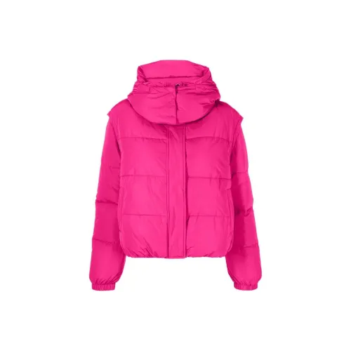 Patrizia Pepe Хлопковый пуховик женский розовый