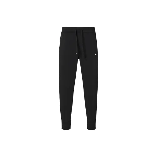 NIKE Черные Женские Вязаные Тренировочные Брюки