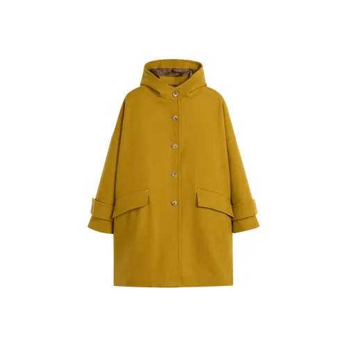 MACKINTOSH FW24 Пальто Женское Горчично-желтый