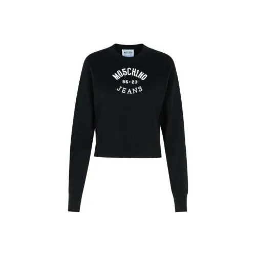 MOSCHINO Толстовка Женская Черная