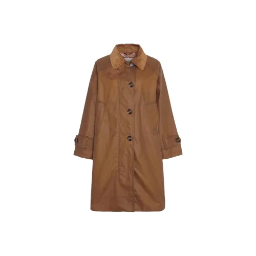 Barbour Парафин Бежевый Женское Пальто