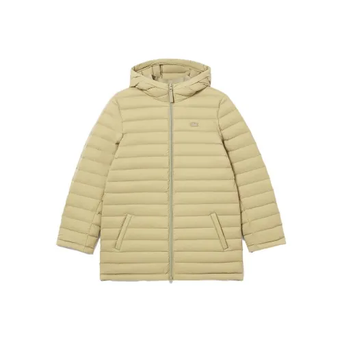 LACOSTE Верблюжий Женские Объёмные куртки (пуфы)