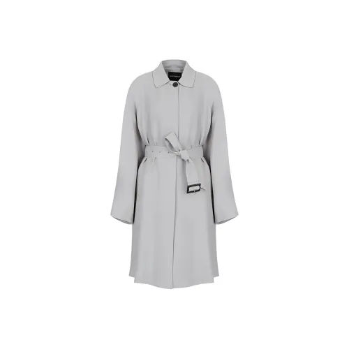EMPORIO ARMANI Серый Женский Тренч