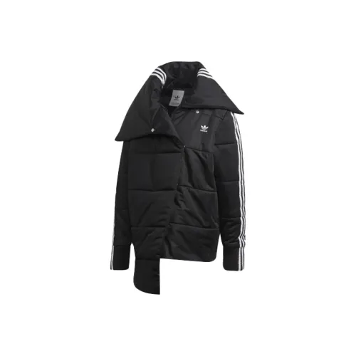 adidas originals Puffer Track Черные Женские Объемные Куртки (Пуфы)