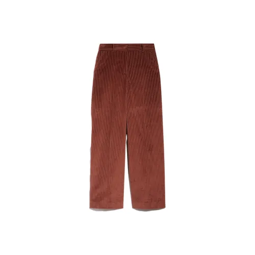 WEEKEND MaxMara Коричневые Женские Повседневные Брюки