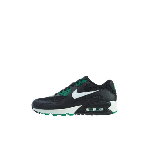 Nike Air Max 90 Low Топ Kids Lifestyle Shoes Черный зеленый белый Дети 3-7 лет
