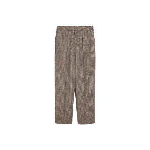 'S MAX MARA Lilly Коллекция Шерсть And Кашемир PALAZZO Брюки Повседневные брюки Женские Естественный