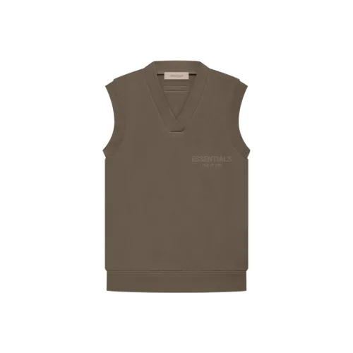 Fear Of God Essentials Жилет Женские Древесно-кофейный