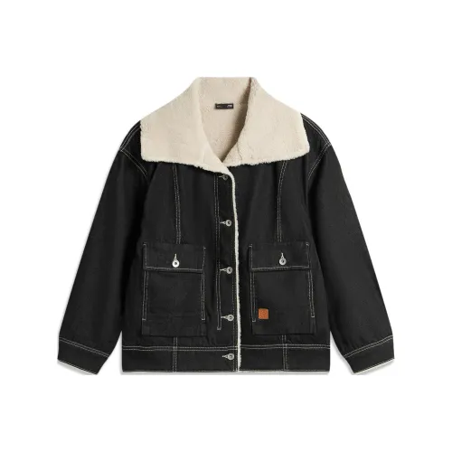 LINING Sports Life Collection Джинсовая куртка Женская Темно-черный деним