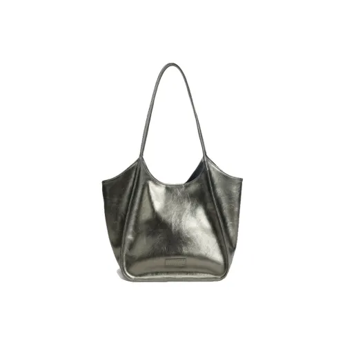 Bullrun Коровья кожа Сумка на плечо Tubas Трубы Женские Черный Белый Металлический