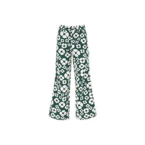 MARNI Зеленые Женские Повседневные Брюки