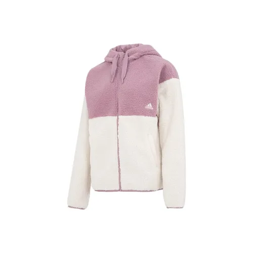 Adidas Розовые Женские Бархатные Куртки