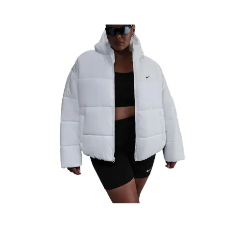 nike SportswearTherma Форма Swoosh Пуховик Женская Белый Черный