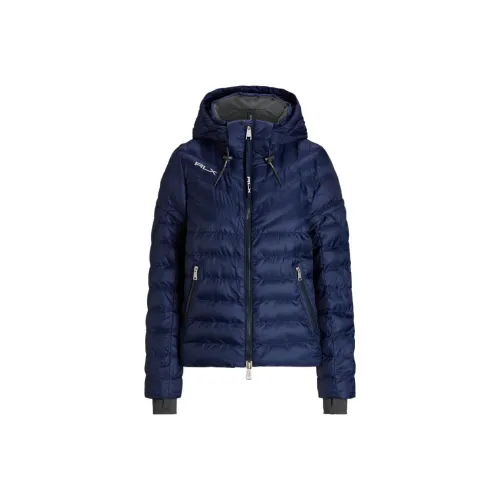 Ralph Lauren FW23 Хлопковый пуховик женский морской синий