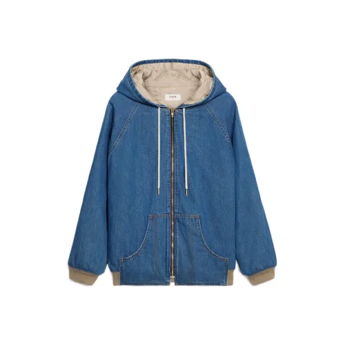 CELINE Синие Женские Джинсовые Куртки