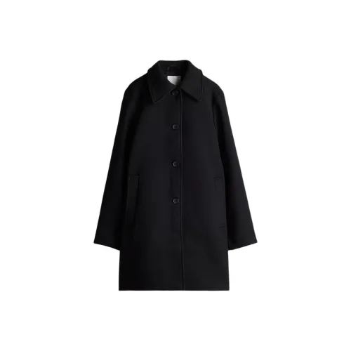 H&M Черное Женское Пальто
