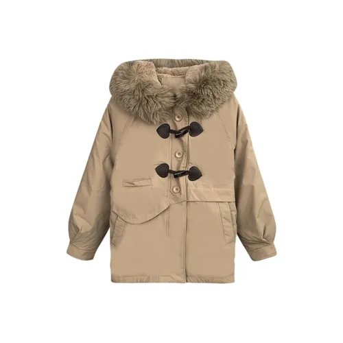 Sweetheart Bomber Хлопковый пуховик Женский Хаки