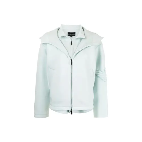 EMPORIO ARMANI Зеленое Женское Короткое Пальто