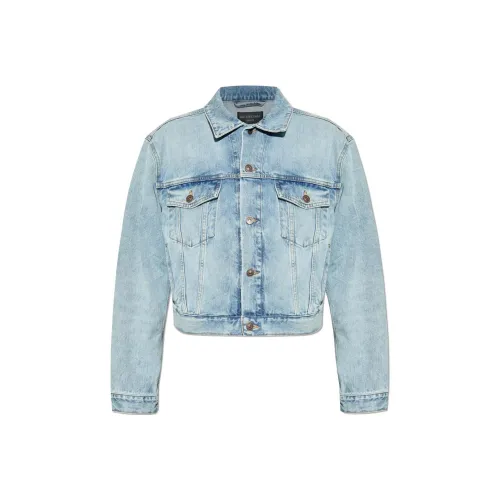 Balenciaga Denim Jacket Regular Fit Women's Blue Баленсиага Деним Куртка Стандартный крой Женский Синий
