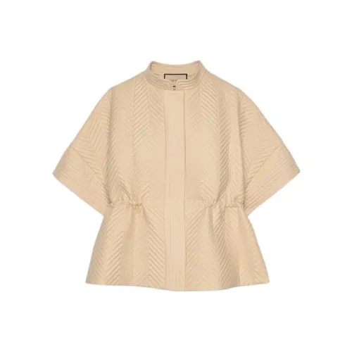 GUCCI Сливочный Женские Жилеты