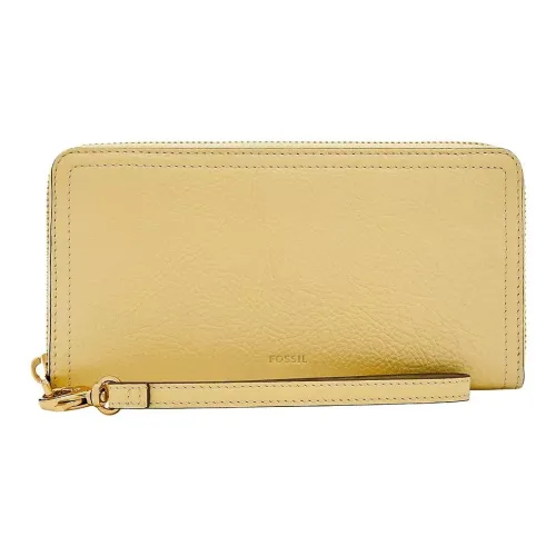 FOSSIL Кожа Кошелек Женские Желтый